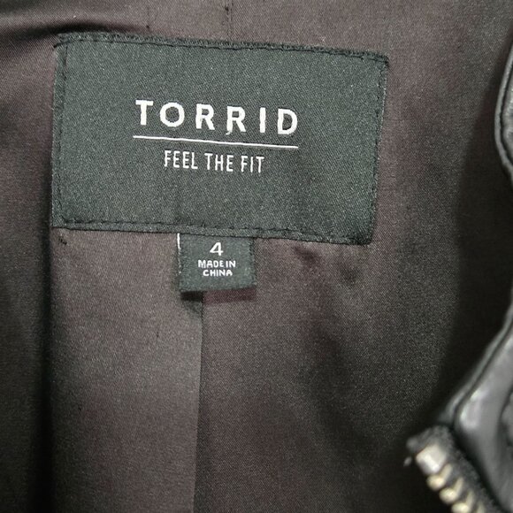 Torrid Faux Leather Moto Jacket - Picture 5 of 6